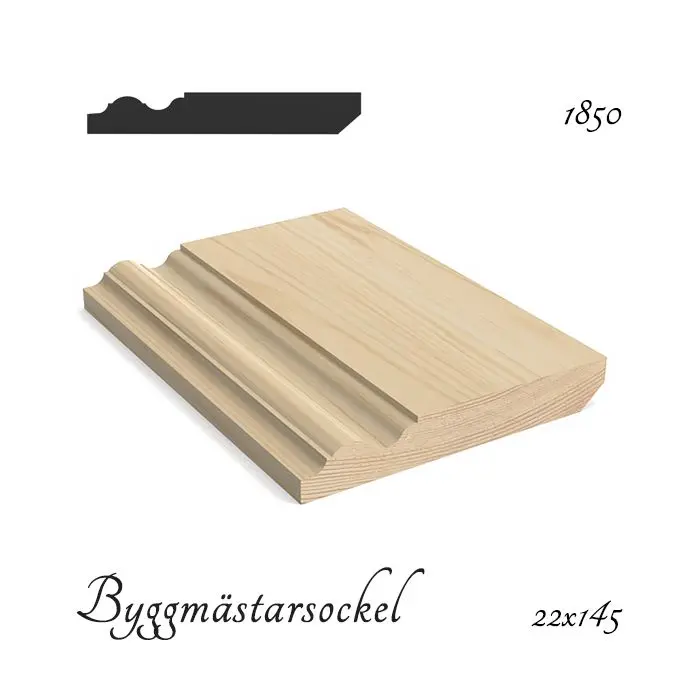 Signatur Byggmästarsockel™ plint 22x145x4420mm