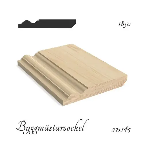 [HK001121] Signatur Byggmästarsockel™ plint 22x145x4420mm