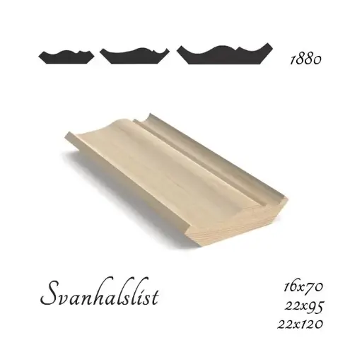 [HK001129] Signatur Svanhalslist™ lijst 22x95x4420mm