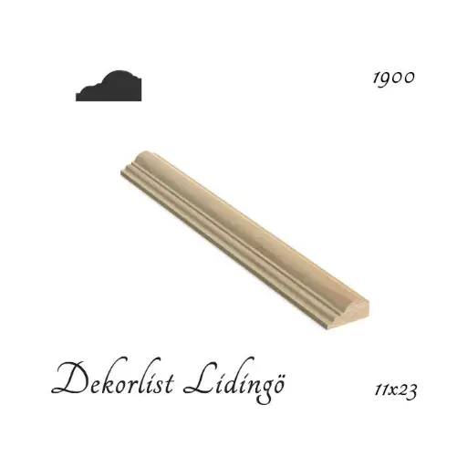 [HK001131] Signatur Dekorlist Lidingö™ lijst 11x23x4420mm
