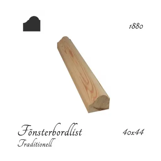 [HK001132] Signatur Fönsterbordlist™ lijst 40x44x4420mm